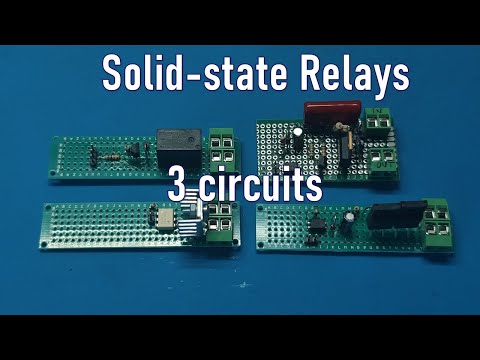 DIY solid state relays. Three circuits