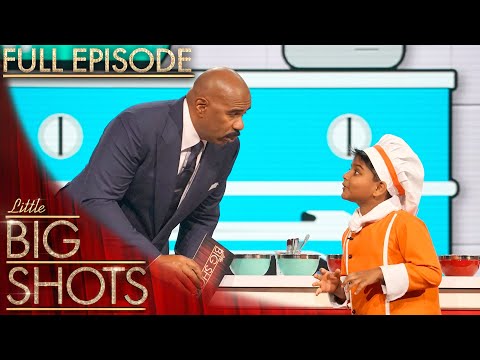 Viral 7-Year-Old Chef From India Teaches Steve Harvey | Season 3 Episode 4 | Little Big Shots US