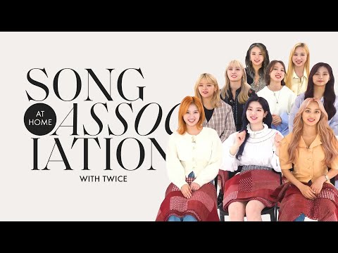 TWICE Sings Adele, Adam Levine, and PSY in a Game of Song Association | ELLE