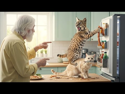 My Rescue Cat Stole a Bobcat Cub – Now I’m Living With Two Adorable Little Thieves!