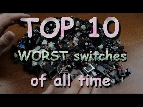 TOP 10 WORST mechanical keyboard switches of all time