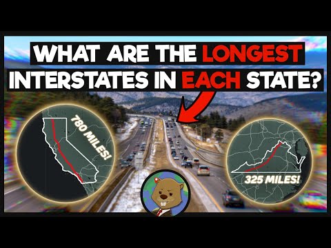 What's Every US States Longest Interstate?
