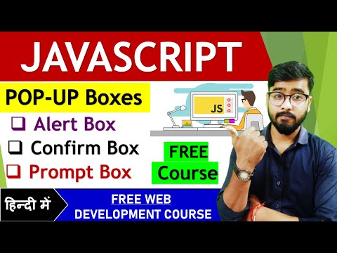 JavaScript Tutorial | Pop-Up Boxes | JavaScript Free Course in Hindi