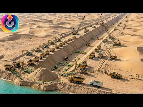 Wie Pakistan die Wüste in zwei Hälften teilte, um einen gigantischen, 500 km langen Kanal zu bauen!