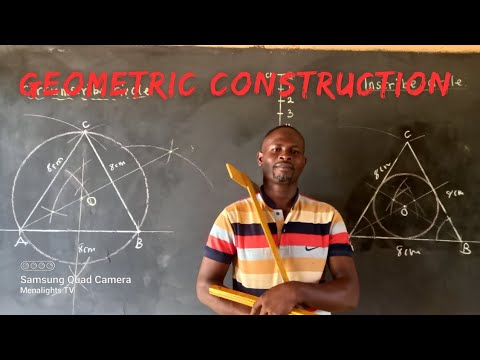 CIRCUMSCRIBED CIRCLE || GEOMETRIC CONSTRUCTION