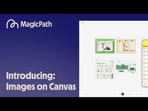 Introducing Images on Canvas in MagicPath