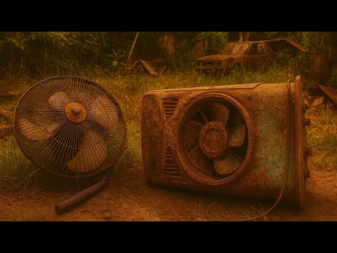 Unbelievable Restoration of a Rusty Steam Cooling Fan After Decades of Damage - Restoration Mechanic