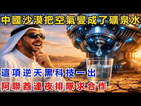 中國沙漠直接把空氣變成了礦泉水！這項逆天黑科技一出！阿聯酋連夜排隊求合作！