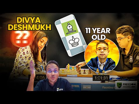 When IM Divya Deshmukh took on 11-year-old Faustino Oro | Tata Steel Challengers 2025