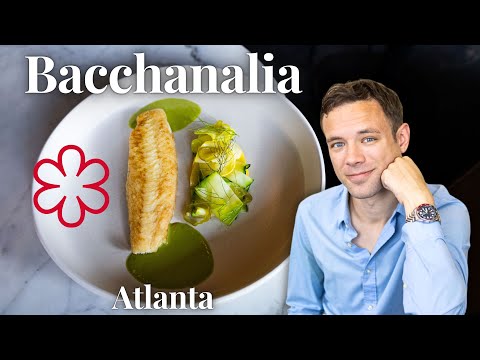Eating at Bacchanalia. The BEST Restaurant in Atlanta? One Michelin Star