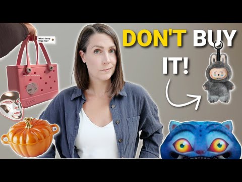 10 "Must-Have" Trends You Should AVOID Buying in 2025 // de-influencing, saving money, & minimalism
