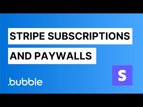The ultimate guide to Stripe subscriptions and paywalls - Bubble.io tutorial