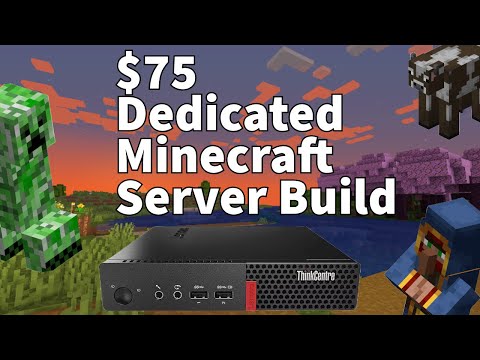 $75 Dedicated Minecraft Server Budget Build 2025 No Port Forwarding Casa OS and Crafty Controller!