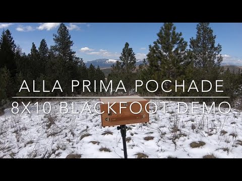 8x10 Blackfoot Pochade Box by Alla Prima Pochade