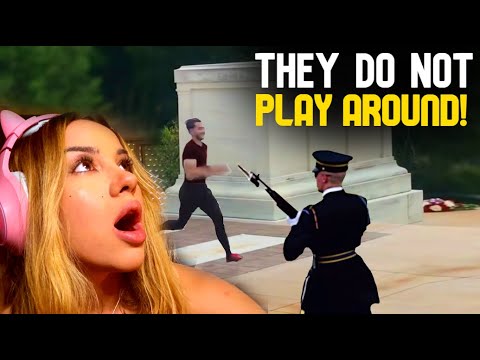 Finnish Girl Reacts to Why You Never Mess With a Guard of the Tomb of the Unknown Soldier