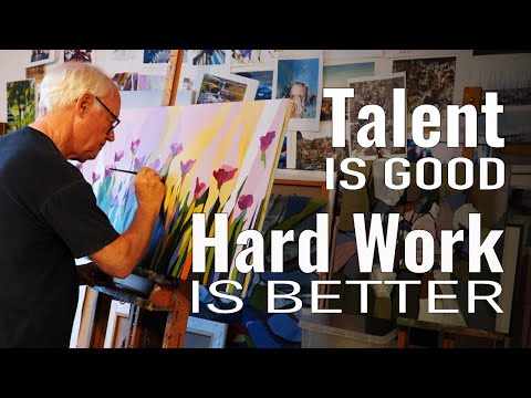 Don't let prejudices about talent ruin your joy of painting.