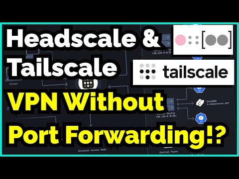 How To VPN Without Port Forwarding Using Headscale & Tailscale - Complete Tutorial