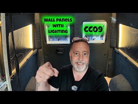 Making Wall panels with hidden lighting - Camper conversion - CC09