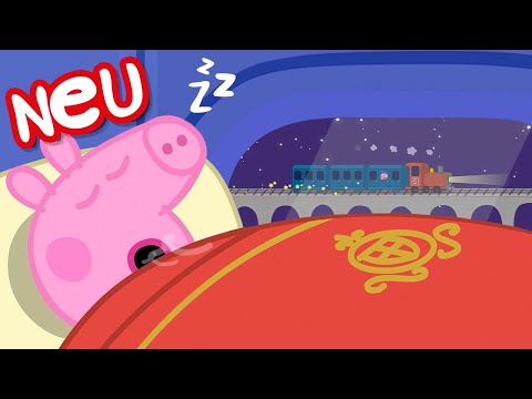 Peppa-Wutz-Geschichten | Die Pyjamaparty im Zug | Videos für Kinder