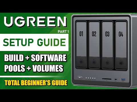 UGREEN NAS Setup Guide - Initialization, Pools, Volumes, Security, Shares, Users, Apps Installation