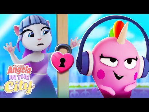 🤦♀️😅 Locked Out on the Balcony! | Talking Angela: In the City | Cartoons for Kids