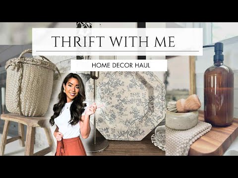 THRIFT WITH ME | High-End Looking Home Decor on a Budget