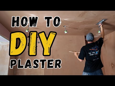 HOW TO PLASTER A ROOM AS A DIYER - TOOLS, TIME & COST