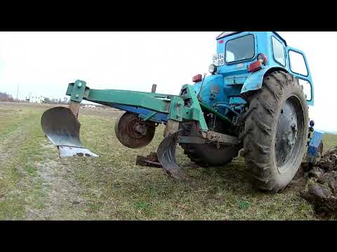 Жесть на полі...Оранка 10-ти літньої цілині... трактор Т-40. ПН 2-35...ua @Bulat.SF-200