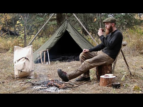 3 Day Bushcraft Trip - Canvas Tent, Woodcraft, & Wilderness Living