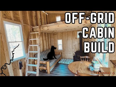 Big Changes to the Tiny Cabin! | DIY Loft Build, Rustic Ladder & Off-Grid Composting Outhouse