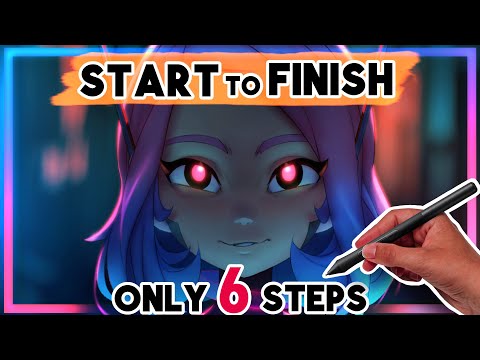 How to Paint a Character in 6 Steps – Illustration in Clip Studio (Tutorial Guide)