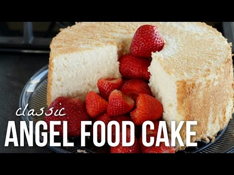 Classic Angel Food Cake!! How to Make Angelfood Cake Recipe