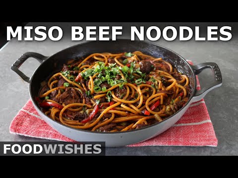 Miso Beef Noodles | Food Wishes