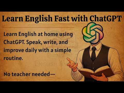 Use ChatGPT to Speak English Fluently | Daily Practice Method | Improve Your English Fluency ✅️
