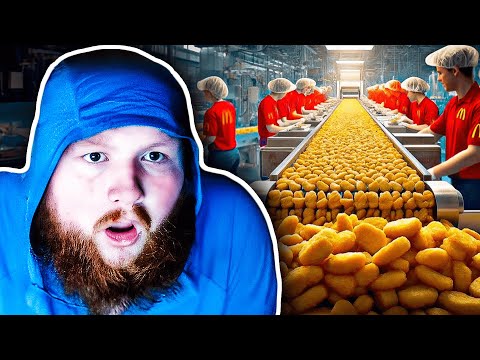 CASEOH REACTS TO HOW MCNUGGETS ARE MADE!!