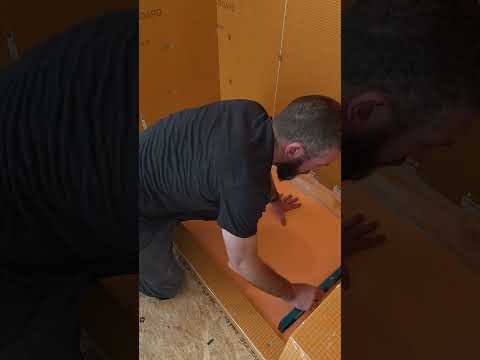 Waterproofing our master shower