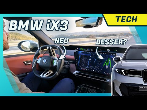 Autobahnassistent im BMW iX3 im Test | Symbiotic Braking | City Assistent |Beeindruckendes Lenken
