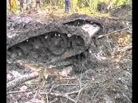 Подъем советского танка Т-34 "Доватор"