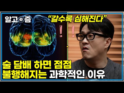 "생존을 위해서" 중독 물질에 대한 내성으로 점점 뇌가 행복을 느끼지 못하게 진화됐다?  ｜취미는 과학｜알고e즘