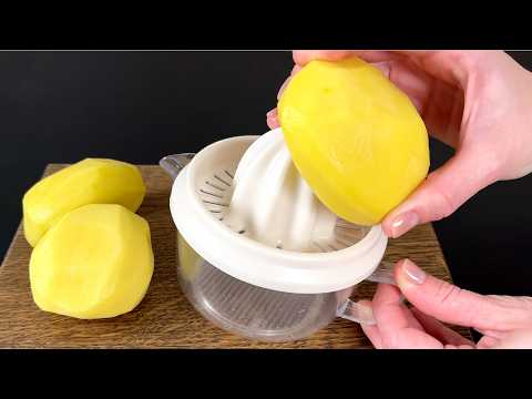 Just take 2 potatoes. 10-minute potato dinner amazed everyone.