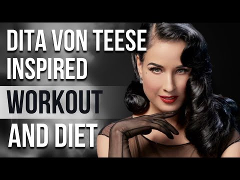 Dita Von Teese Workout And Diet | Train Like a Celebrity | Celeb Workout