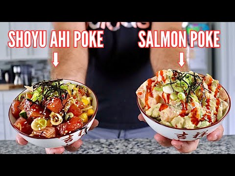 Homemade Poke Bowls (2 WAYS)