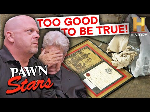 FAKE Famous Signatures Shock the Pawn Stars | Pawn Stars