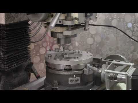 Milling a Radius With a Motorized Rotary Table