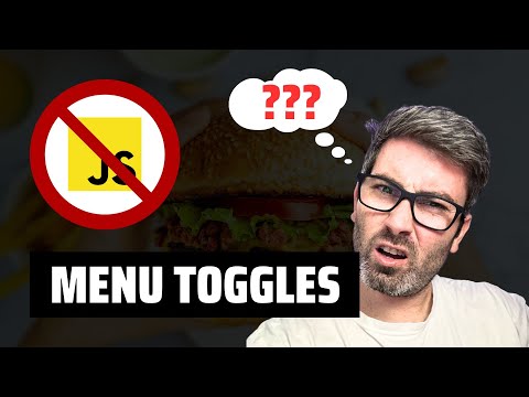 CSS-only Hamburger menus, modals, and toggles (no JavaScript!)