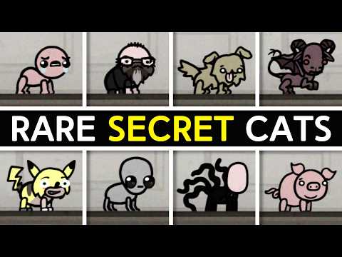 Isaac is in the Game?!? All Secret Easter Egg Strays in Mewgenics!