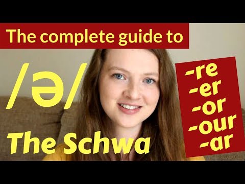 HOW to PRONOUNCE the SCHWA /ə/