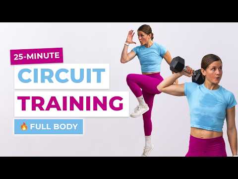 25-Minute Full Body CIRCUIT WORKOUT (AMRAP)