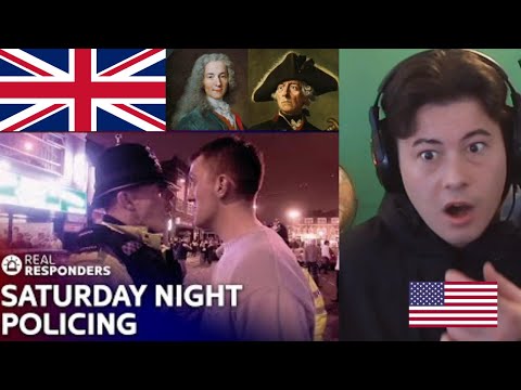 American Reacts Policing On A Busy Party Night In England | Crimefighters | Real Responders