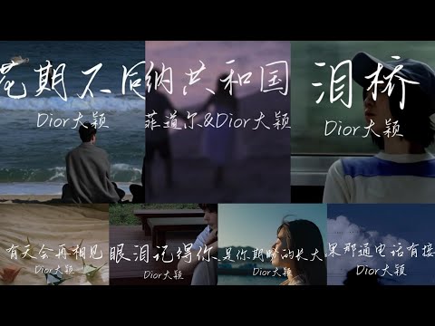 Dior大颖 #音乐合集 | 如果那通电话有接通，在加纳共和国离婚，花期不同，你最近过得好吗？，有天会再相见 |【动态歌词 Lyrics】